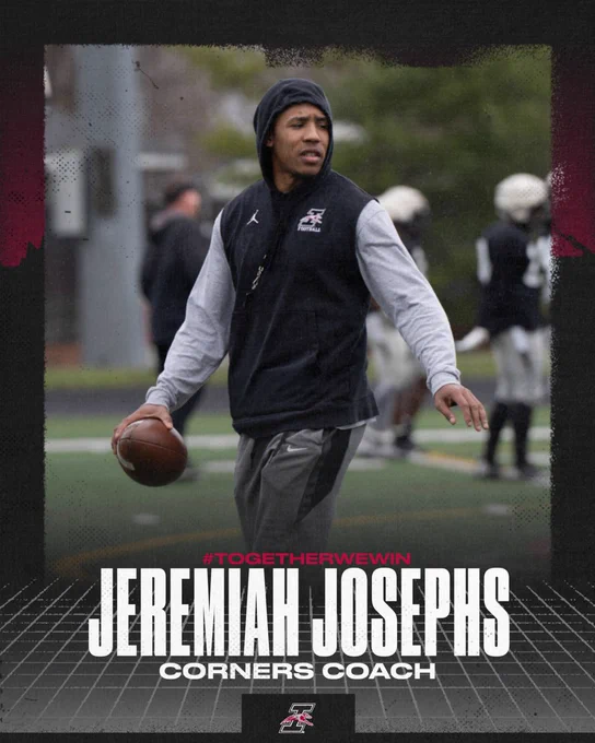 We are excited to announce Jeremiah Josephs as our new Corners Coach!