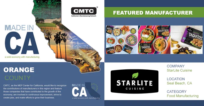 Made in California Featured Manufacturer: StarLite Cuisine