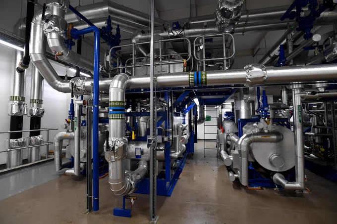 Image at the Queens Quay Heat Pump scheme in Clydebank