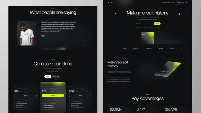 zenith template