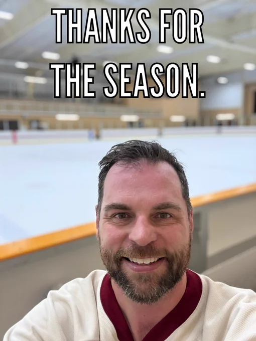 A very grateful hockey coordinator.