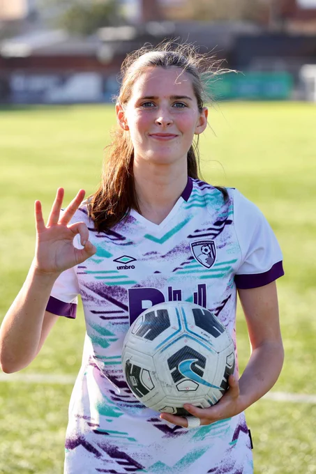 Eloise Hall celebrates with the match ball