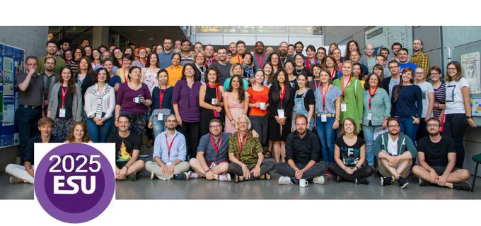 group photo and logo reading 2025 ESU