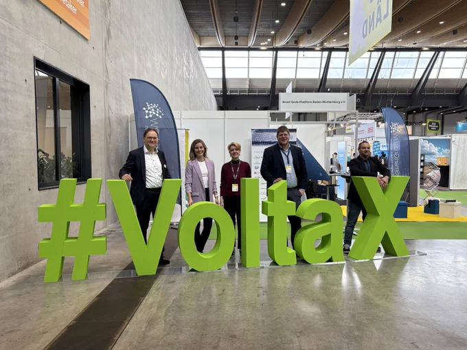 Das Team von SmartGridsBW auf der Volta-X 2025.
