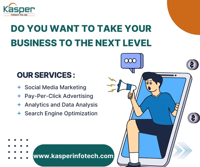 Take your business to new heights with Kasper Infotech! Our team of digital marketing experts is here to help your brand shine, attract more customers, and foster sustainable growth. Whether it’s Search Engine Optimization (SEO), Pay-Per-Click (PPC) advertising, social media marketing, or web development, we provide customized solutions tailored to your unique business objectives. With a strong emphasis on data-driven strategies and tangible results, Kasper Infotech is dedicated to keeping your business competitive and thriving in today’s digital landscape. Join forces with us to unlock your business’s full potential, gain greater visibility, boost conversions, and achieve lasting success!#GrowWithKasperInfotech #NextLevelBusiness #DigitalMarketingSuccess #BusinessGrowth #KasperInfotech #MarketingSolutions #BoostYourBrand #TakeYourBusinessFurther #ElevateYourBusiness #OnlineSuccess #BusinessTransformation #DigitalMarketingAgency #SEOExperts #PPCExperts
