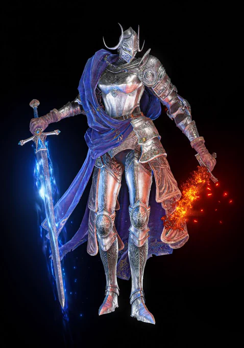 Reference image of Rellana on a black background 