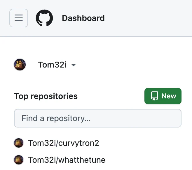Liste des repository Github de Tom32i : What The Tune, Curvytron 2.