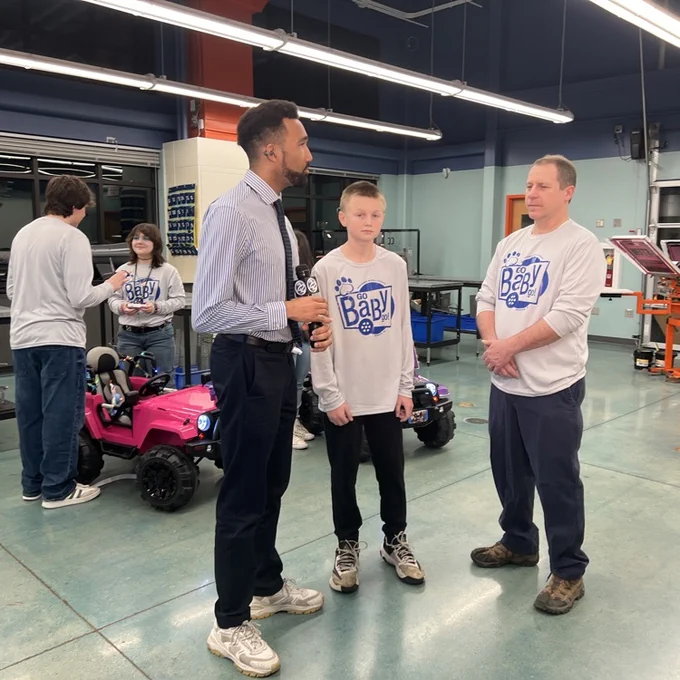 GoBabyGo! is on WSBT news!