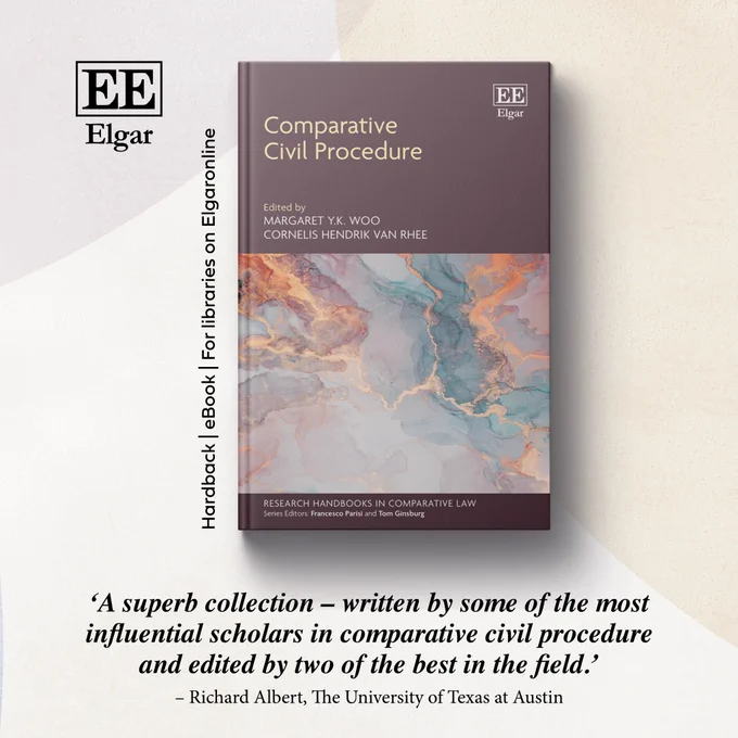 Bringing together an international array of legal scholars, this discerning Research Handbook provides a comparative analysis of civil procedure law. Chapters examine the rules that dictate how a civil dispute is initiated, processed, decided and enforced in a court of law, comparing each aspect of the procedure across continents including Asia, Europe and the Americas.
