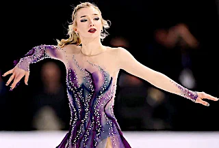 Amber Glenn, U.S. skating contender for World Skating title end March 2025,  lost to compatriot Alysa Liu. Male Figure Skating champion was  Ilia Malinin, holding his U.S.title