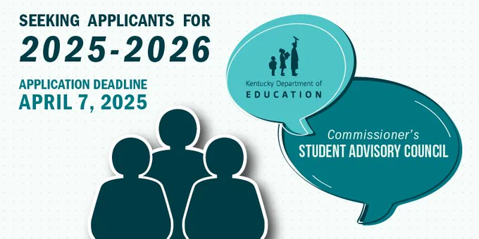 Student Advisory Council application graphic