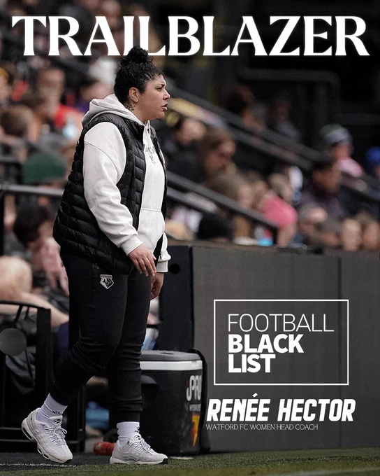 Renée Hector, included in the Coaching and Management section of the 2024 Football Black List.