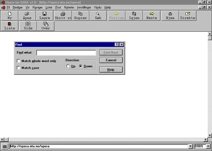 Opera 2.0 in 1996