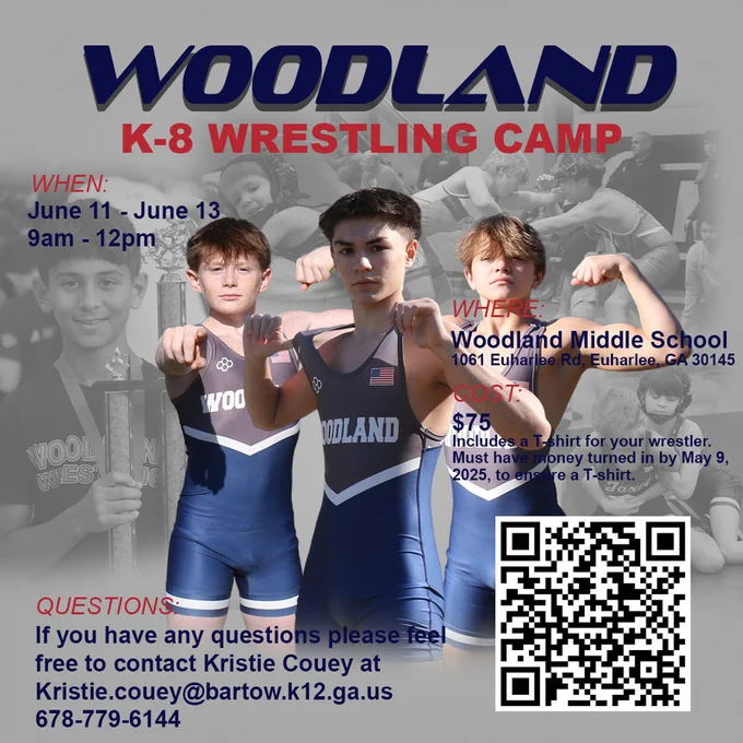 K-8 Wrestling Camp Info.