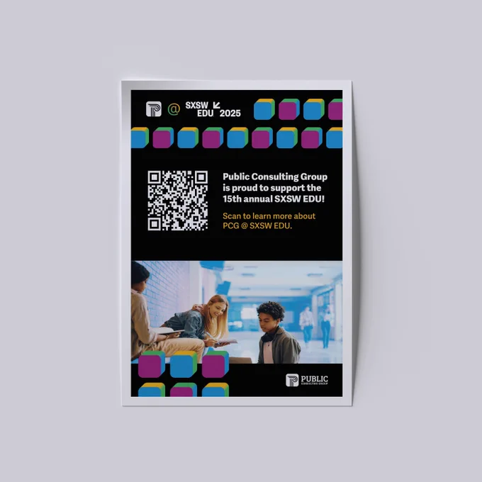 PCG's SXSW EDU 2025 flyer