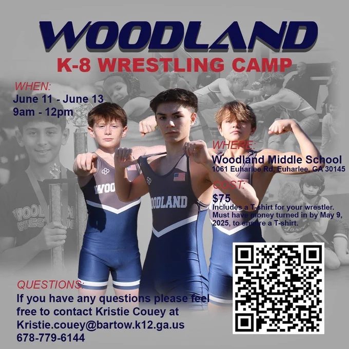 Woodland K-8 Wrestling Camp 