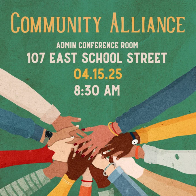 Community Alliance meeting April 15th 2025