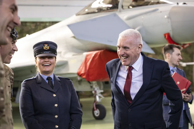 Defence Minister Vernon Coaker in Poland.