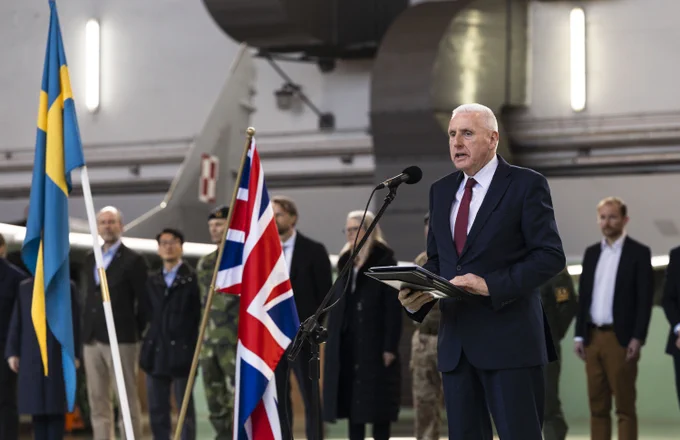 Defence Minister Vernon Coaker in Poland.