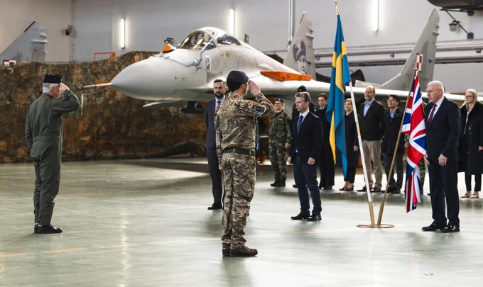Defence Minister Vernon Coaker in Poland.