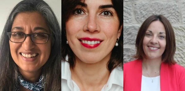 Satwat Rehman, Carmen Martinez and Kezia Dugdale.