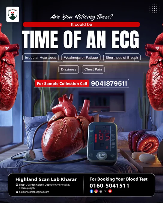 It could be time for an ECG. If you are noticing these symptoms.