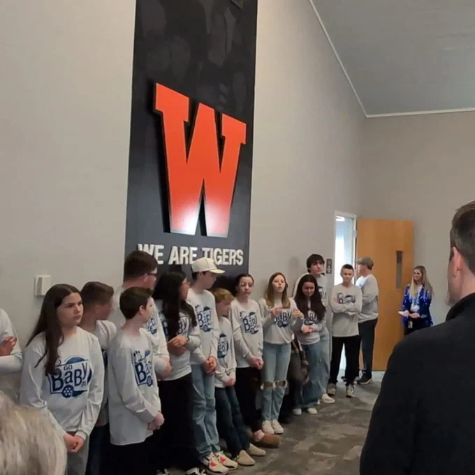 Here are some pictures taken from the school board meeting on 3/31 featuring GoBabyGo!
