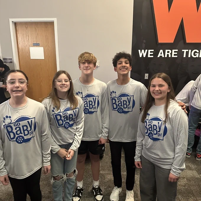 Here are some pictures taken from the school board meeting on 3/31 featuring GoBabyGo!