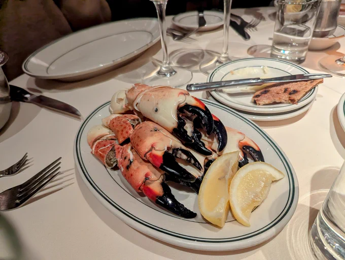 Stone Crab at Joe's