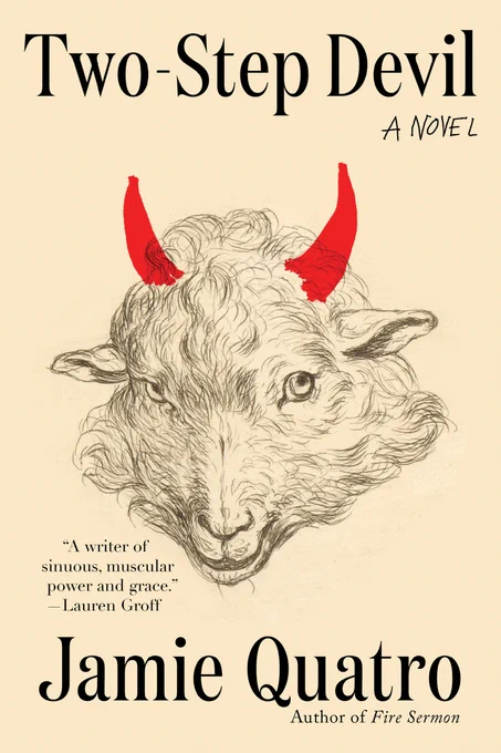 Book jacket with illustration of goat with devil horns