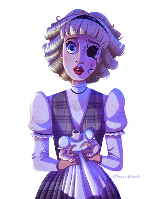 Jane Doe illustration by @fancyhdraws.
Ride the Cyclone, the musical.