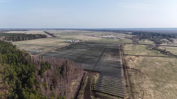 Risti Hybrid park PV 244MW, under construction, 2025, Copyright: Priit Lepasepp