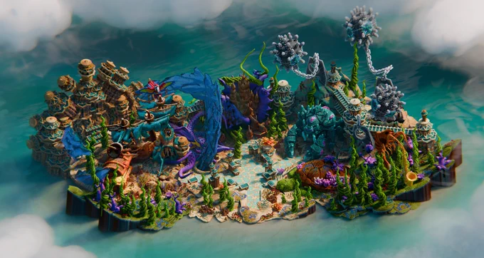 #Gaming #BlockArt #BuildGoals #WaterWorld #MinecraftMagic #SeaAdventure #SubnauticaVibes #CreativeBuilds #EpicBuilds #megabuild #organic #summer