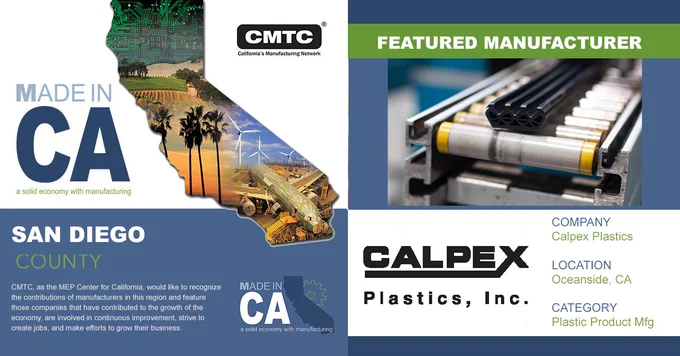Made in California Featured Manufacturer: Calpex Plastics