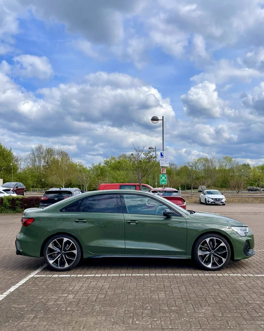 Audi S3 Saloon in District Green
