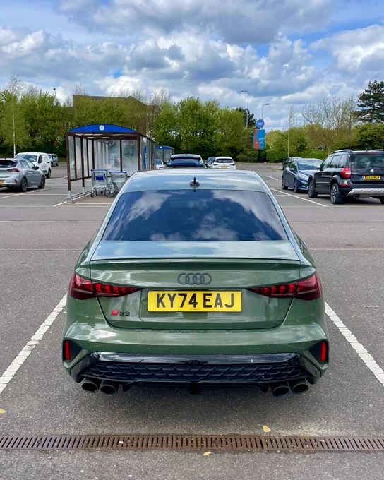 Audi S3 Saloon in District Green