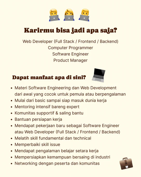 Karirmu bisa jadi apa saja? Dapat manfaat apa di sini?