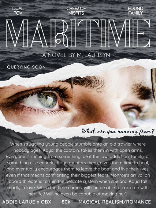 Ocean, clock, man's eyes