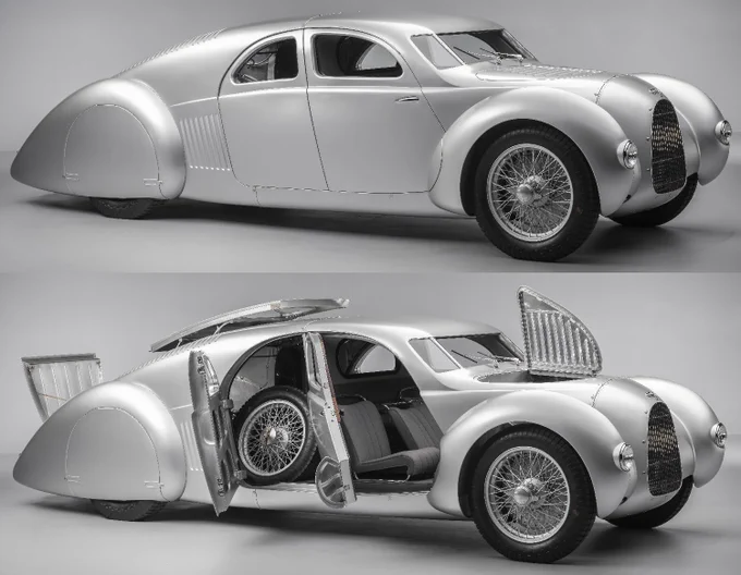 Auto Union Typ 52 (drawn: 1934 | firstly realized: 2024 by Audi)
Fully functional in the stand ...