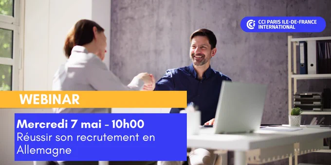 Webinar mercredi 7 mai à 10h : réussir son recrutement en Allemagne