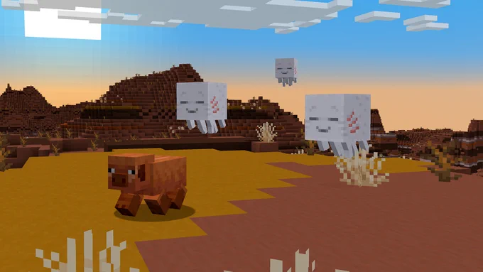 Ghastlings following a pig variant