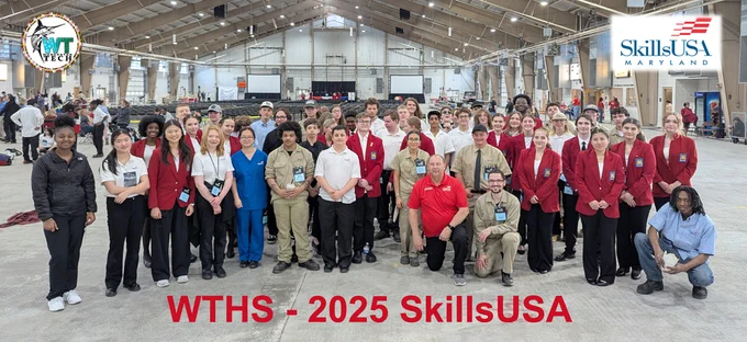 WTHS - 2025 SkillsUSA Maryland State Team