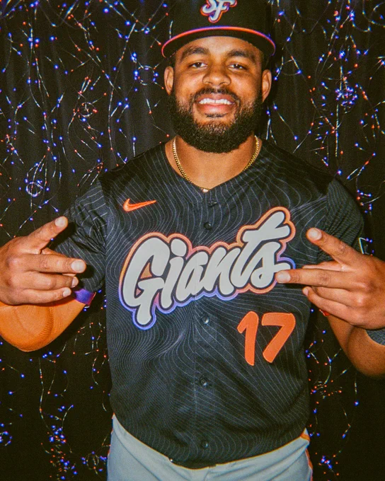 Heliot Ramos in the new City Connect uniform