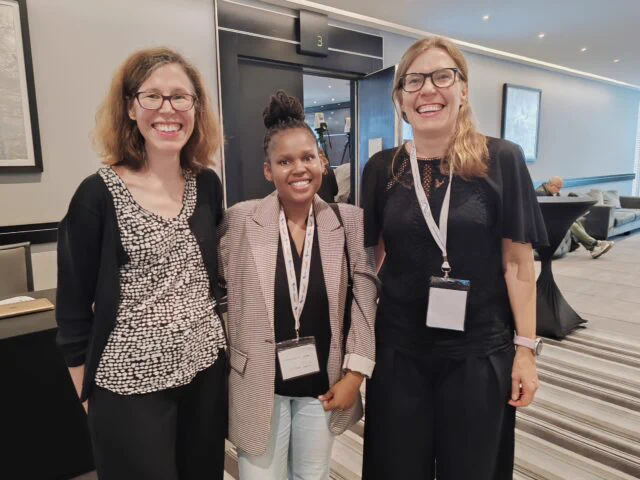 Caroline Dickens, Daizy Masemola and Therese Dix-Peek
