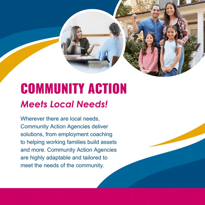 The Community Services Block Grant (CSBG) is a locally-led approach that receives limited federal investment and helps hard-working American families achieve economic independence while ensuring taxpayer dollars are put to good use. Managed by State and Community Action Agencies (CAAs), CSBG empowers local communities by cutting red tape, reducing government dependency, and driving private-sector job creation. With strong accountability and a commitment to financial prudence, CSBG delivers measurable results, keeping decisions in local hands where they belong.
 #BeCommunityAction
