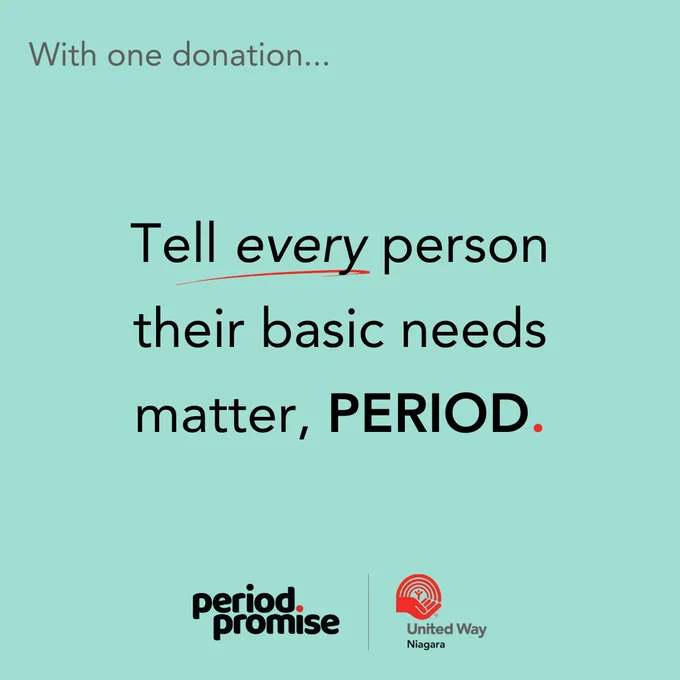 Tell every person their basic needs matter, PERIOD.