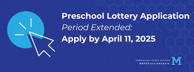 Preschool Lottery Application Period Extended - Apply by April 11, 2025