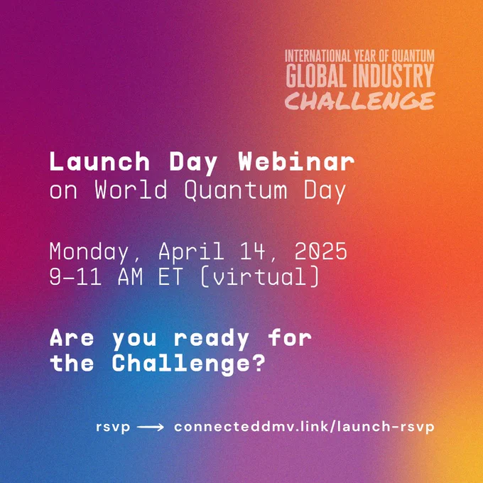 RSVP now for the Global Industry Challenge Launch Day Webinar on April 14, 2025 9-11AM ET!
