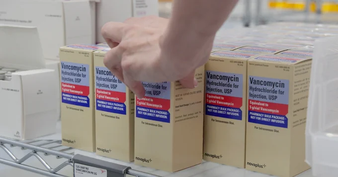 Boxes of medication