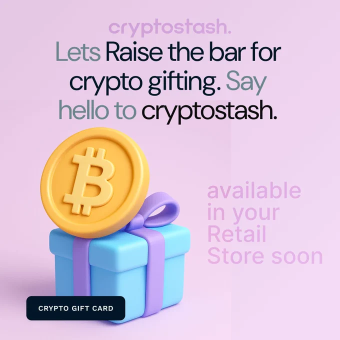 New tech can be intimidating.
That’s why we’re putting trust first.

✔️ Easy setup
✔️ Secure experience
✔️ Simple product design
✔️ Transparent onboarding

CryptoStash is crypto you can hold, understand, and gift.

#CryptoTrust #CryptoSecurity  [img:6jghHx3Up]